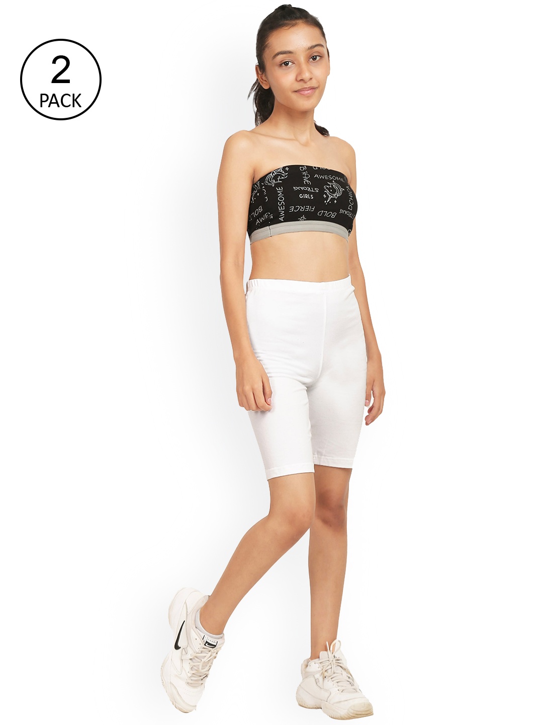 

DChica Girls White Clothing Set