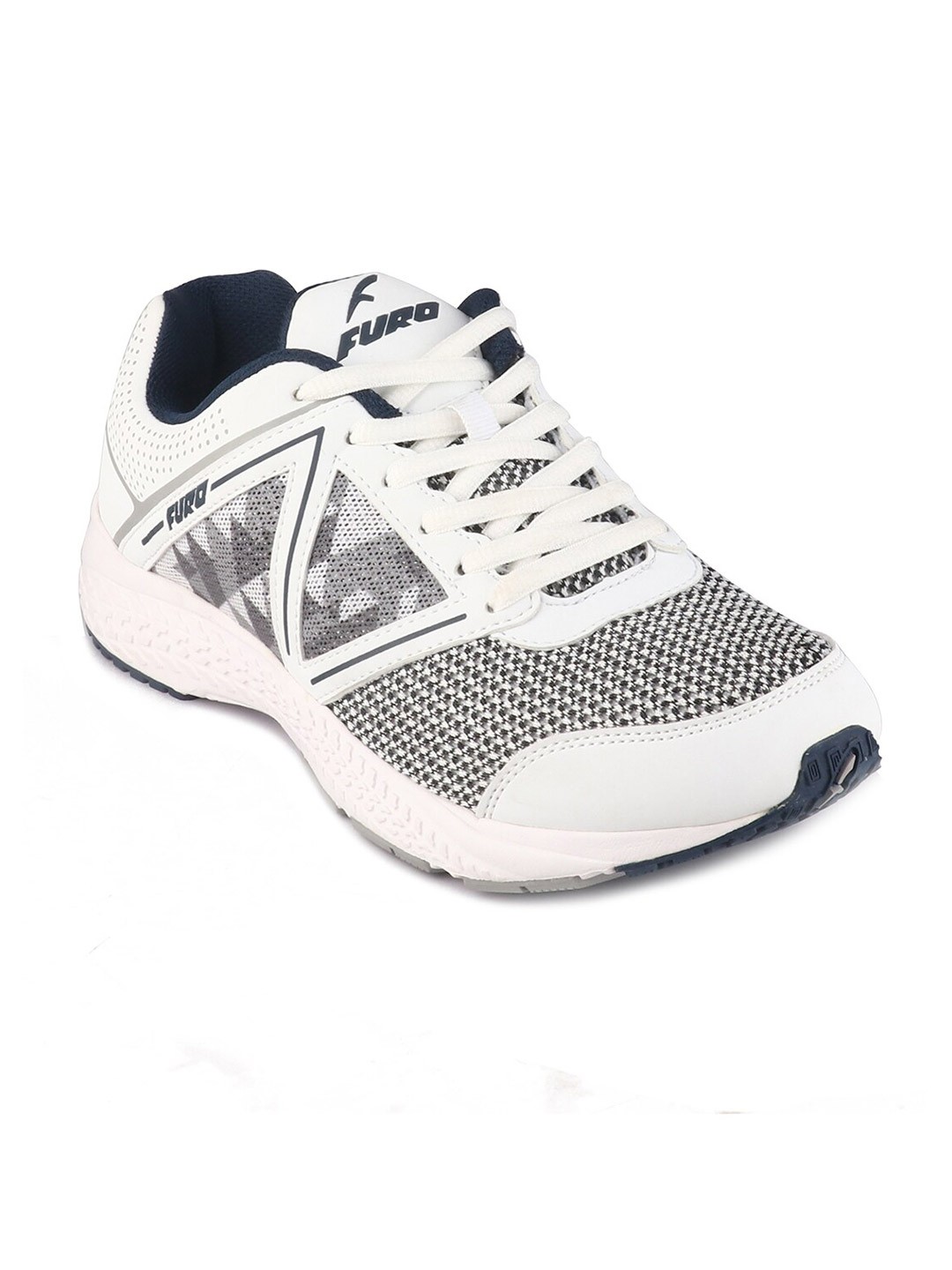 

FURO by Red Chief Men White Mesh Running Shoes