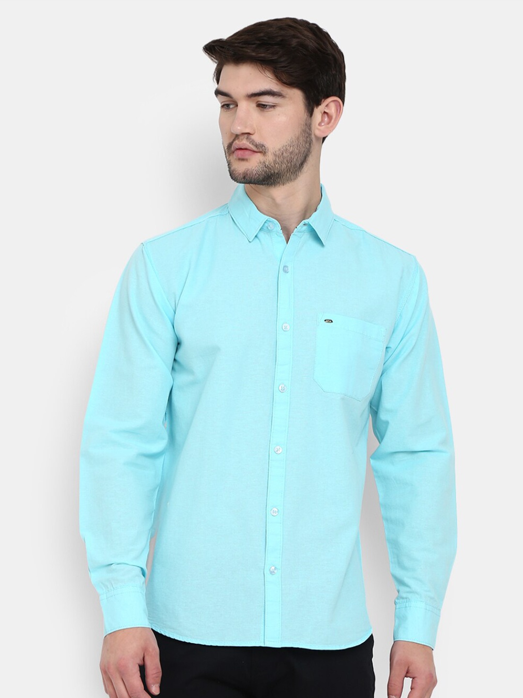

V-Mart Men Blue Casual Shirt