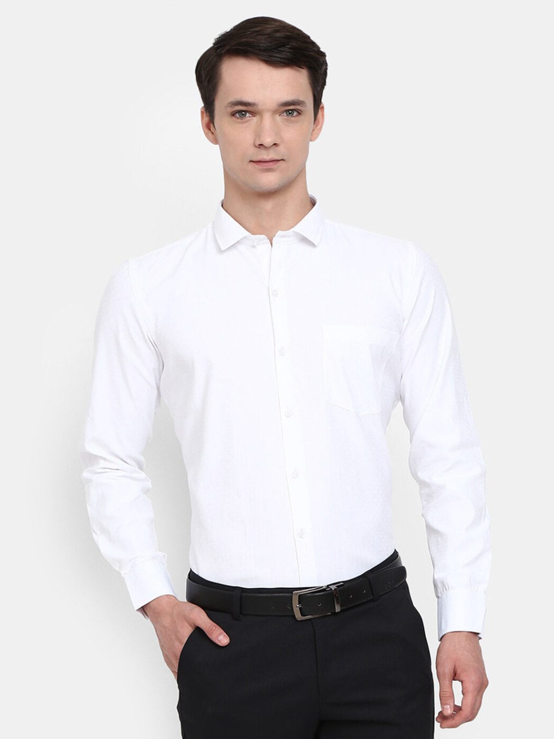

J White by Vmart Men White Formal Shirt