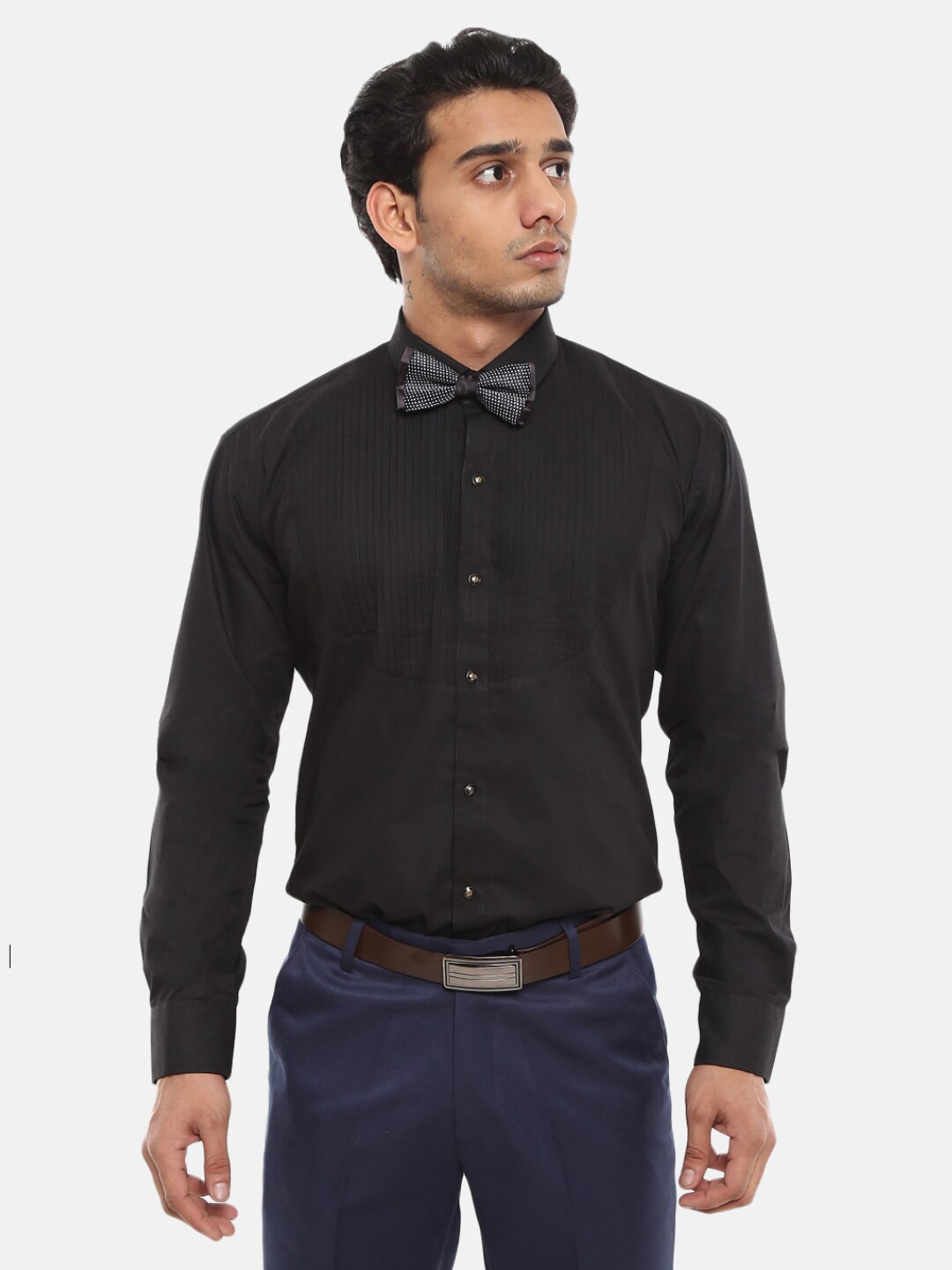 

V-Mart Men Black Casual Shirt