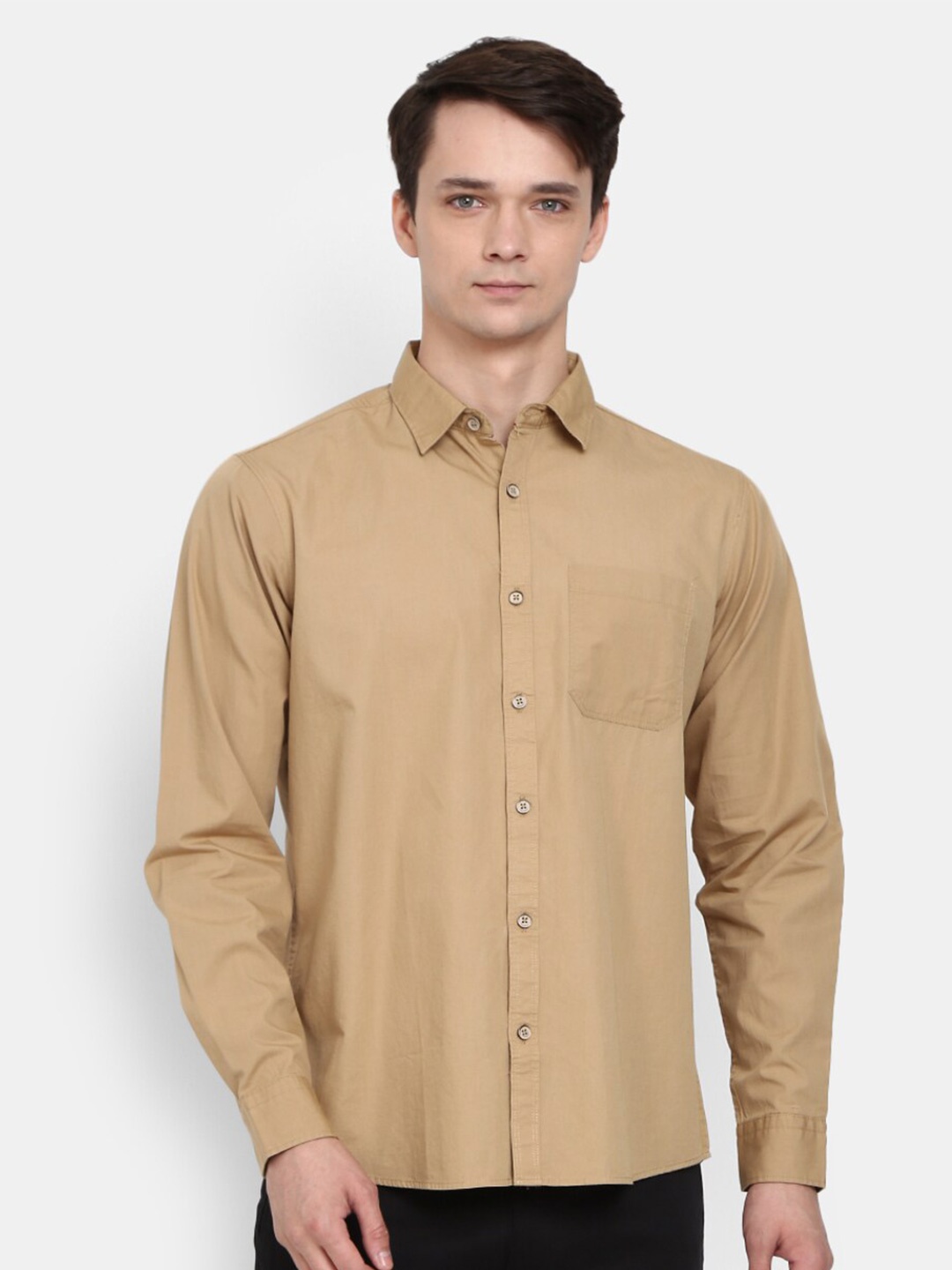 

V-Mart Men Khaki Casual Shirt