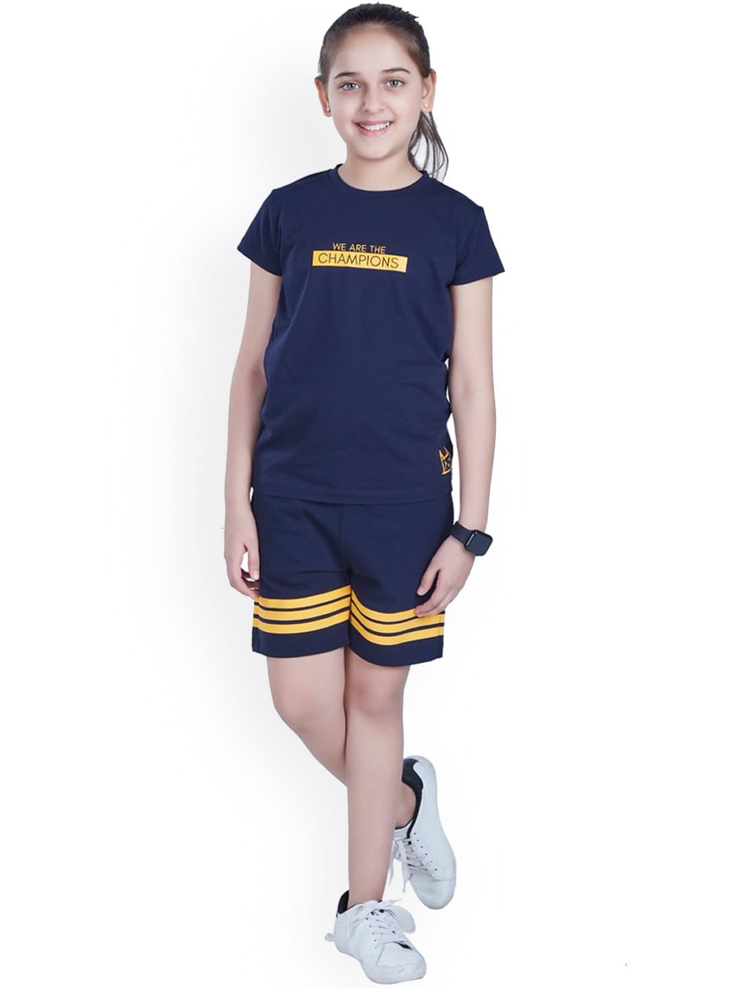 

SIDROCK Girls Blue Clothing Set