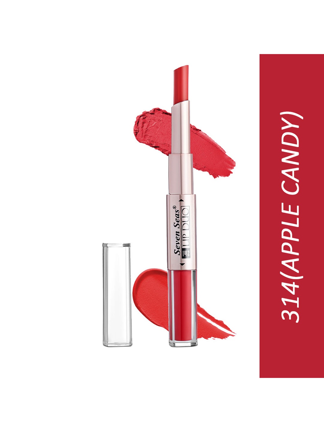 

Seven Seas Red Lip Duo 2 In 1 Liquid Lipstick With Stick Lipstick