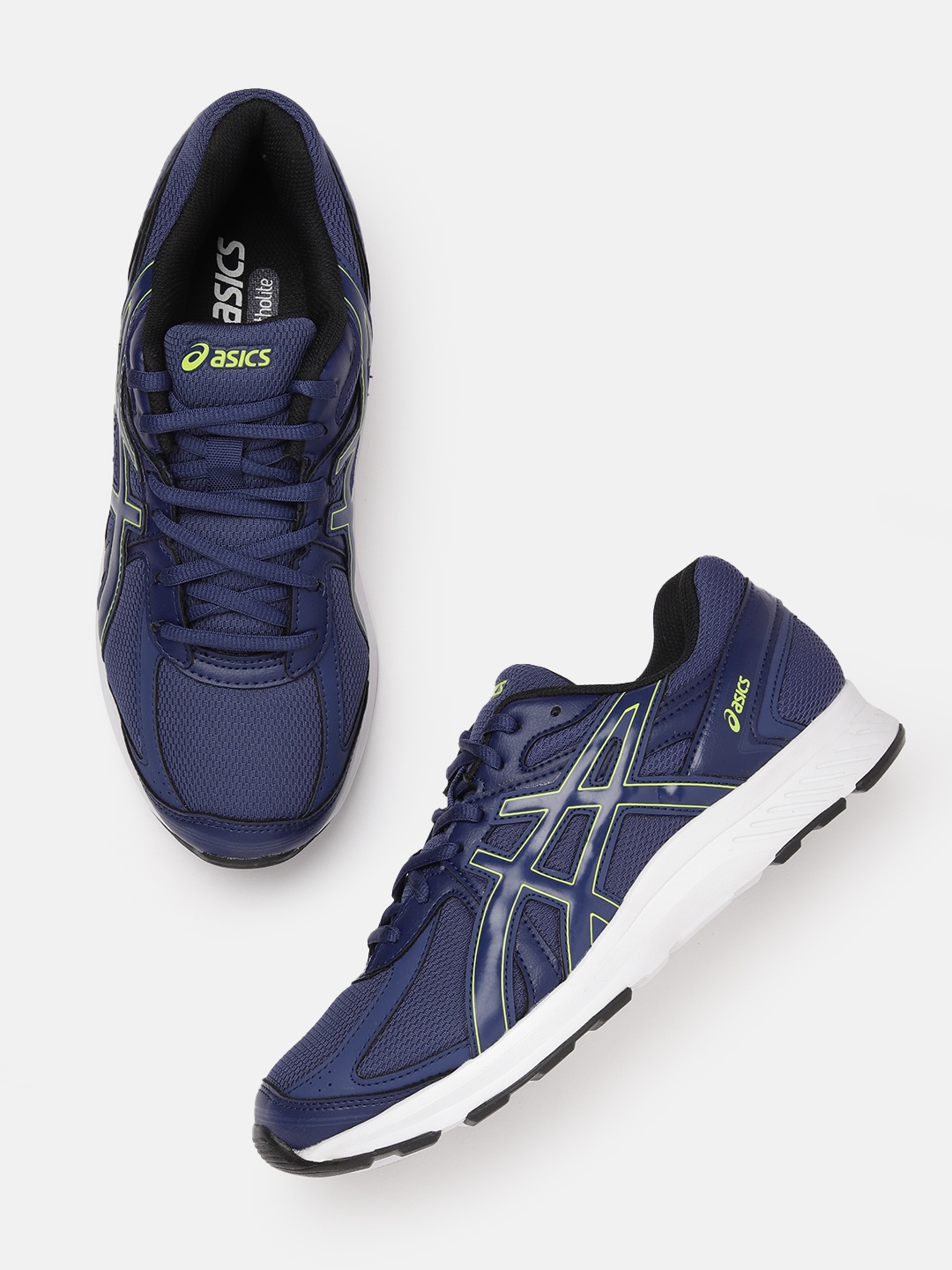 

ASICS Men Woven Design Road Jog Running Shoes, Blue