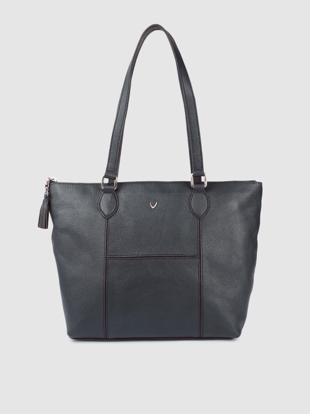 

Hidesign Navy Blue Leather Solid Shoulder Bag