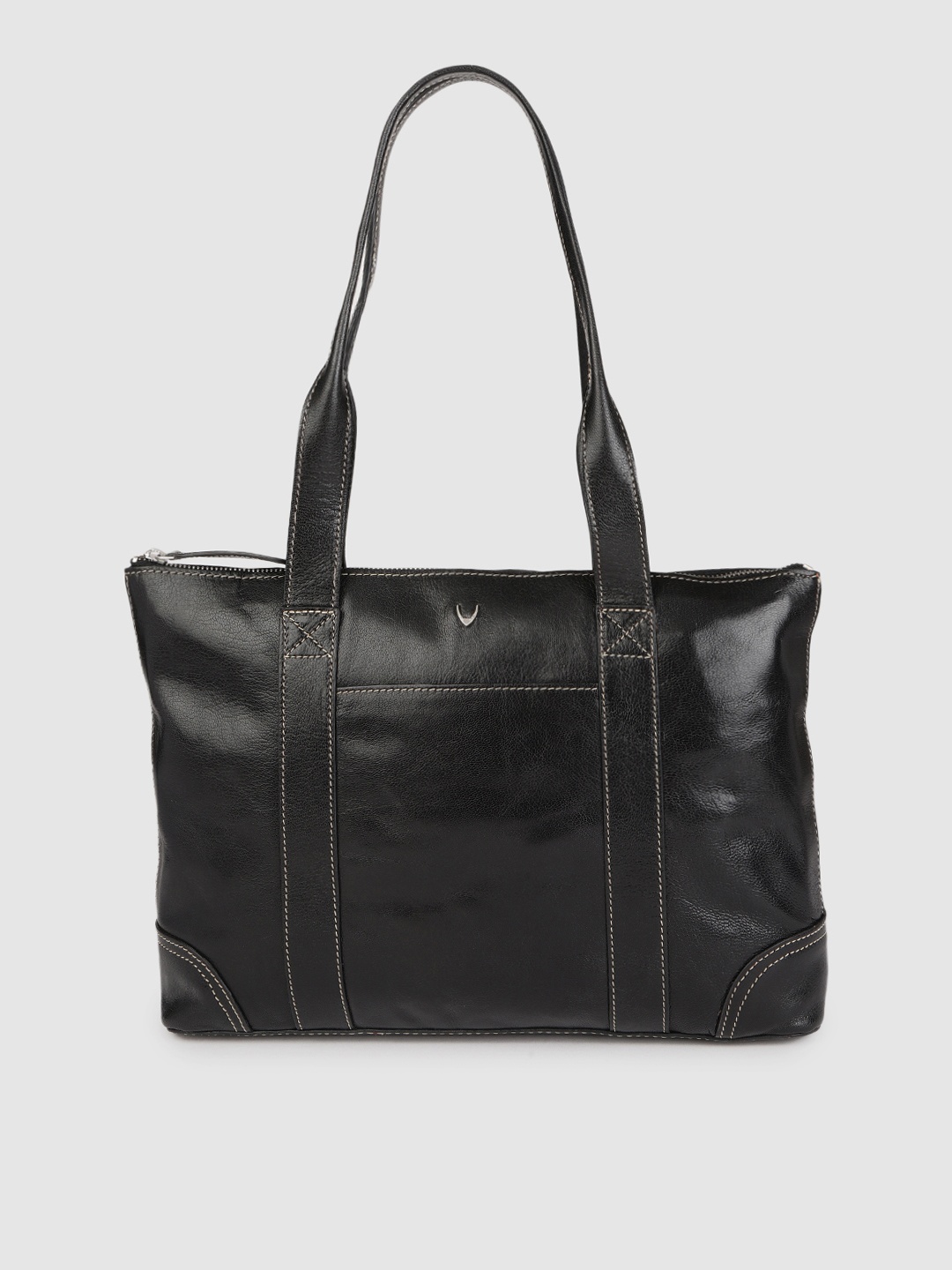 

Hidesign Women Maroon Leather Structured Shoulder Bag, Black
