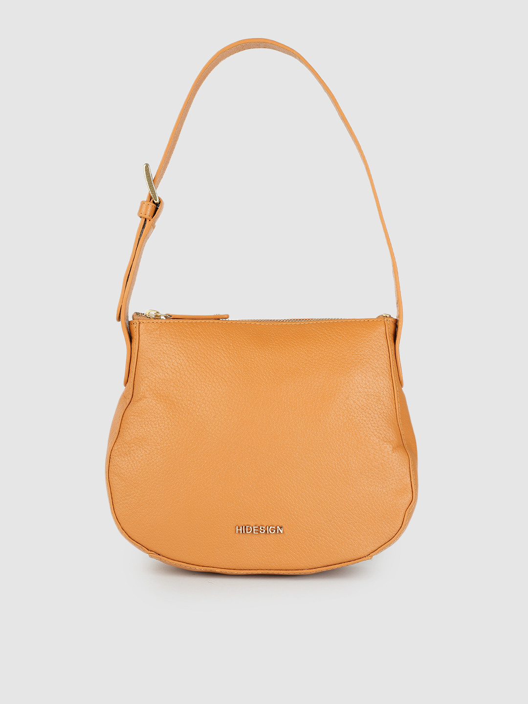 

Hidesign Mustard Yellow Leather Shoulder Bag
