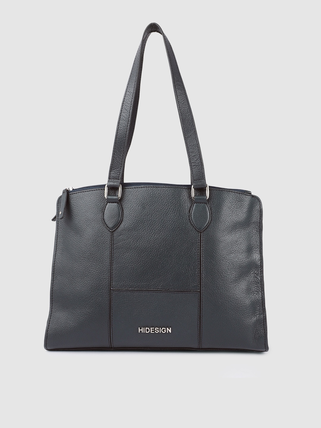 

Hidesign Navy Blue Leather Shoulder Bag