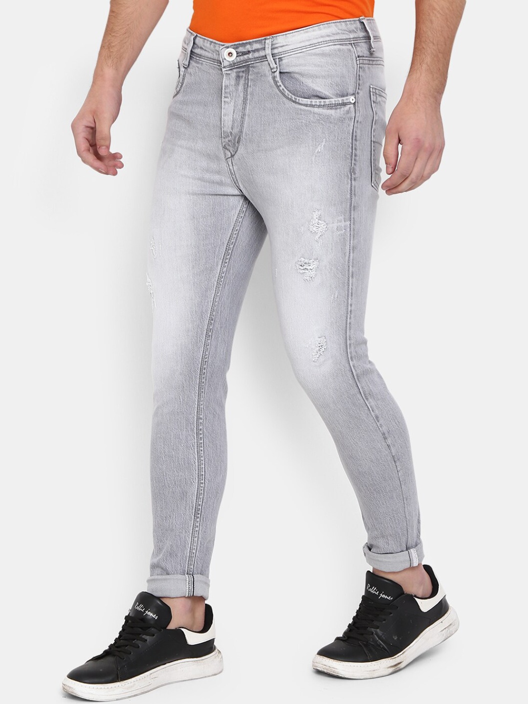 

V-Mart Men Grey Heavy Fade Jeans