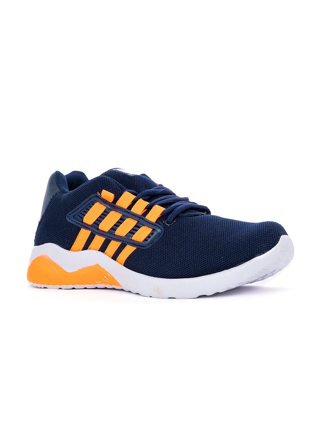 

Khadims Men Navy Blue Textile Walking Non-Marking Shoes