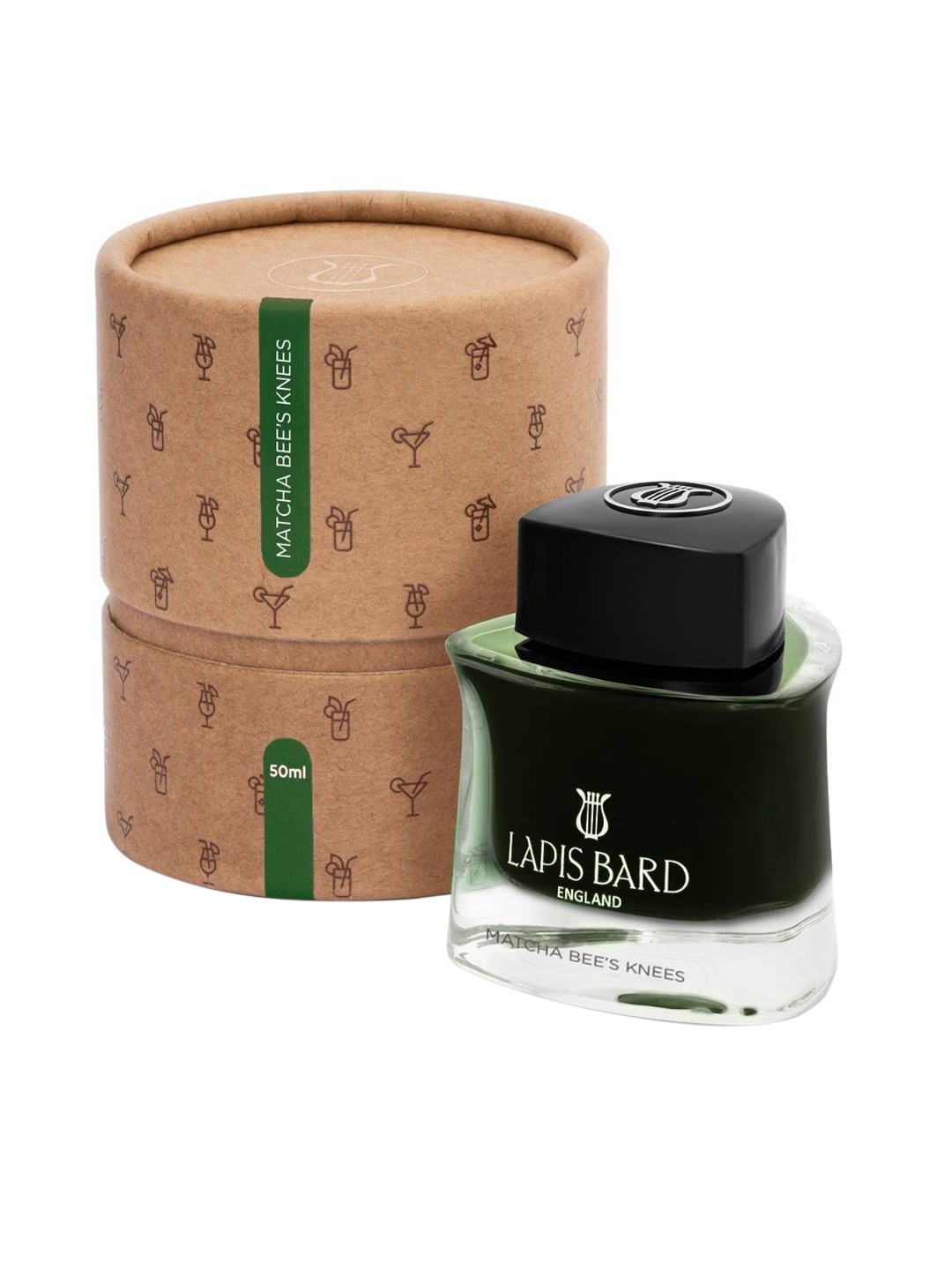

Lapis Bard Matcha Bees Knees Ink Bottle 50ml, Green