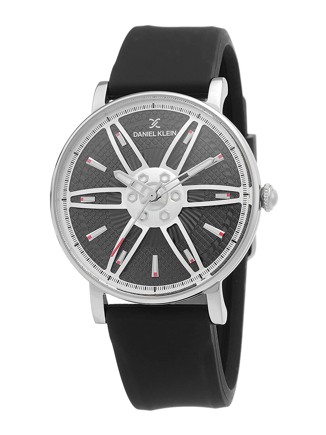 

Daniel Klein Men Black Embellished Dial & Black Straps Analogue Watch DK 1 12335-3-New