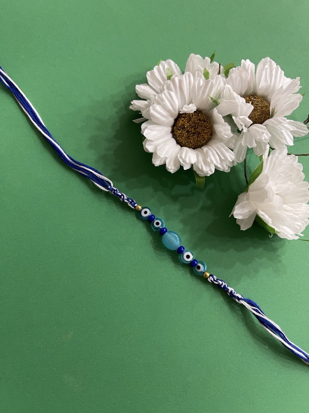 

Digital Dress Room Men Blue Evil eye Rakhi