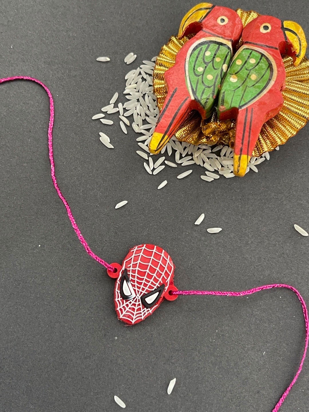 

Digital Dress Room Boys Red & Pink Spider Man Pendant Rakhi
