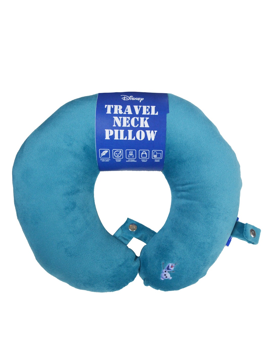 

Disney Boys Blue Solid Velvet Neck Pillows