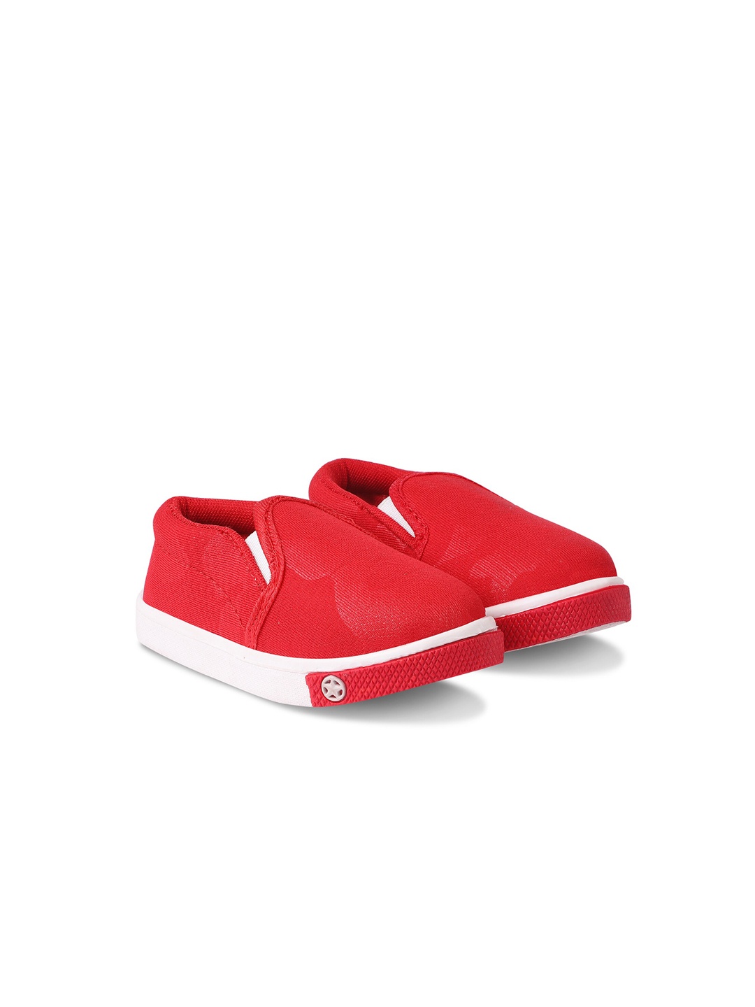

Smartots Unisex Kids Red Printed Slip-On Sneakers