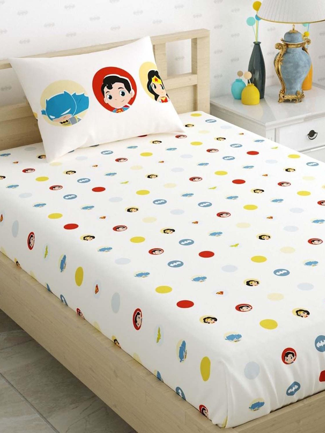 

haus & kinder Unisex Kids Multi Bedsheets, Cream