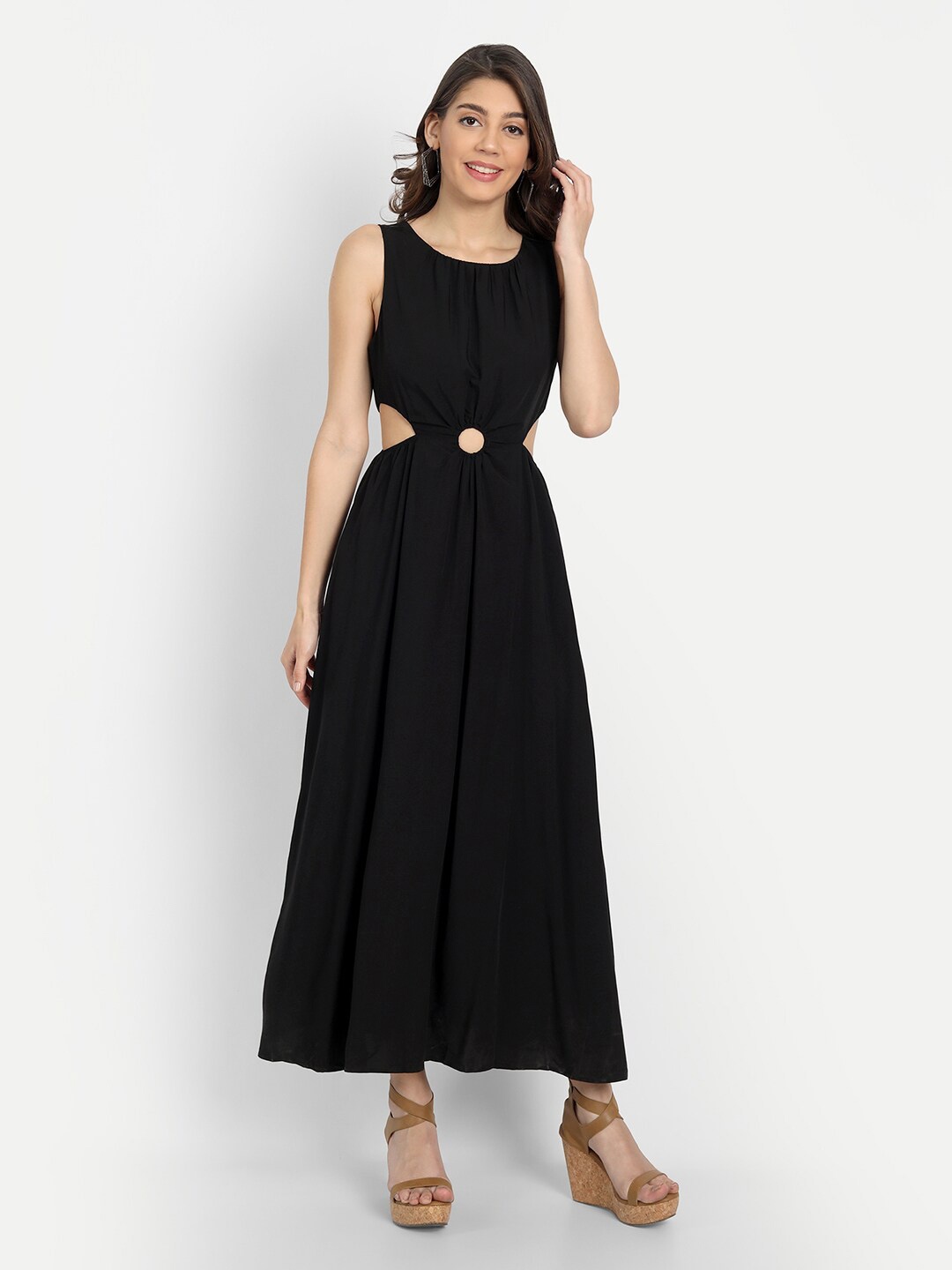 

iki chic Black & xiketic Maxi Dress