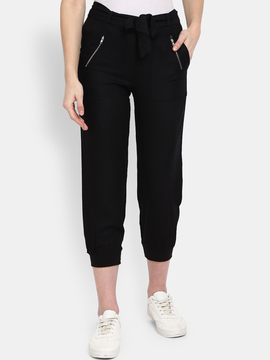 

V-Mart Women Black Joggers Trousers