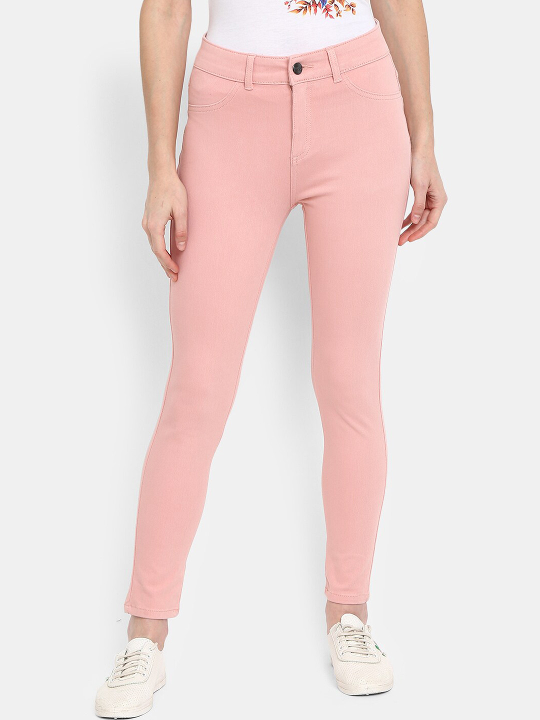 

V-Mart Women Pink Trousers