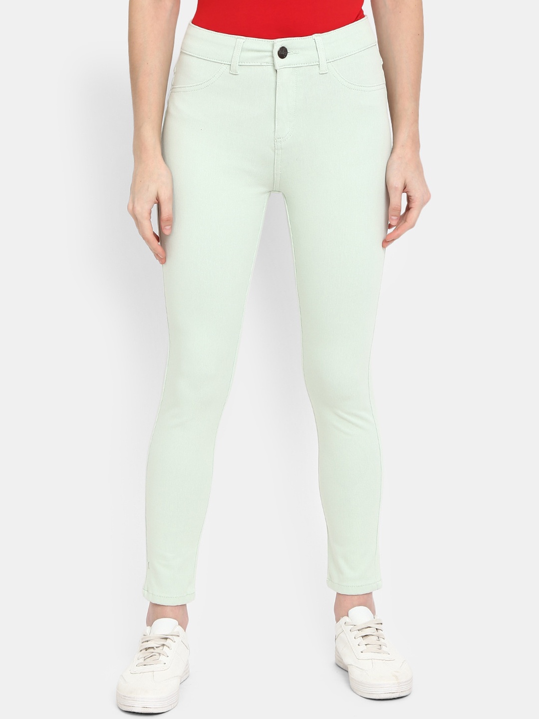 

V-Mart Women Green Trousers