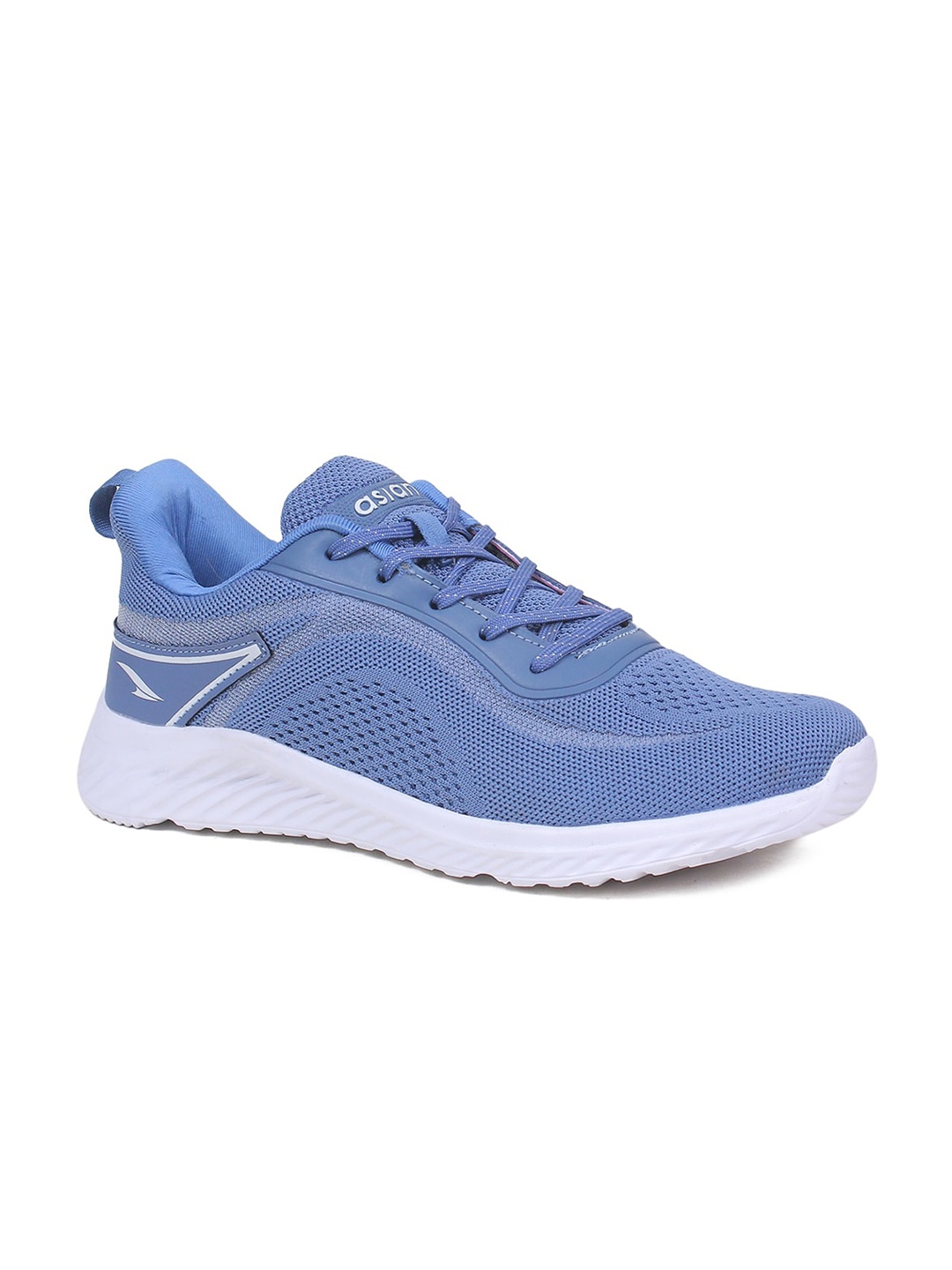 

ASIAN Men Blue Woven Design Sneakers