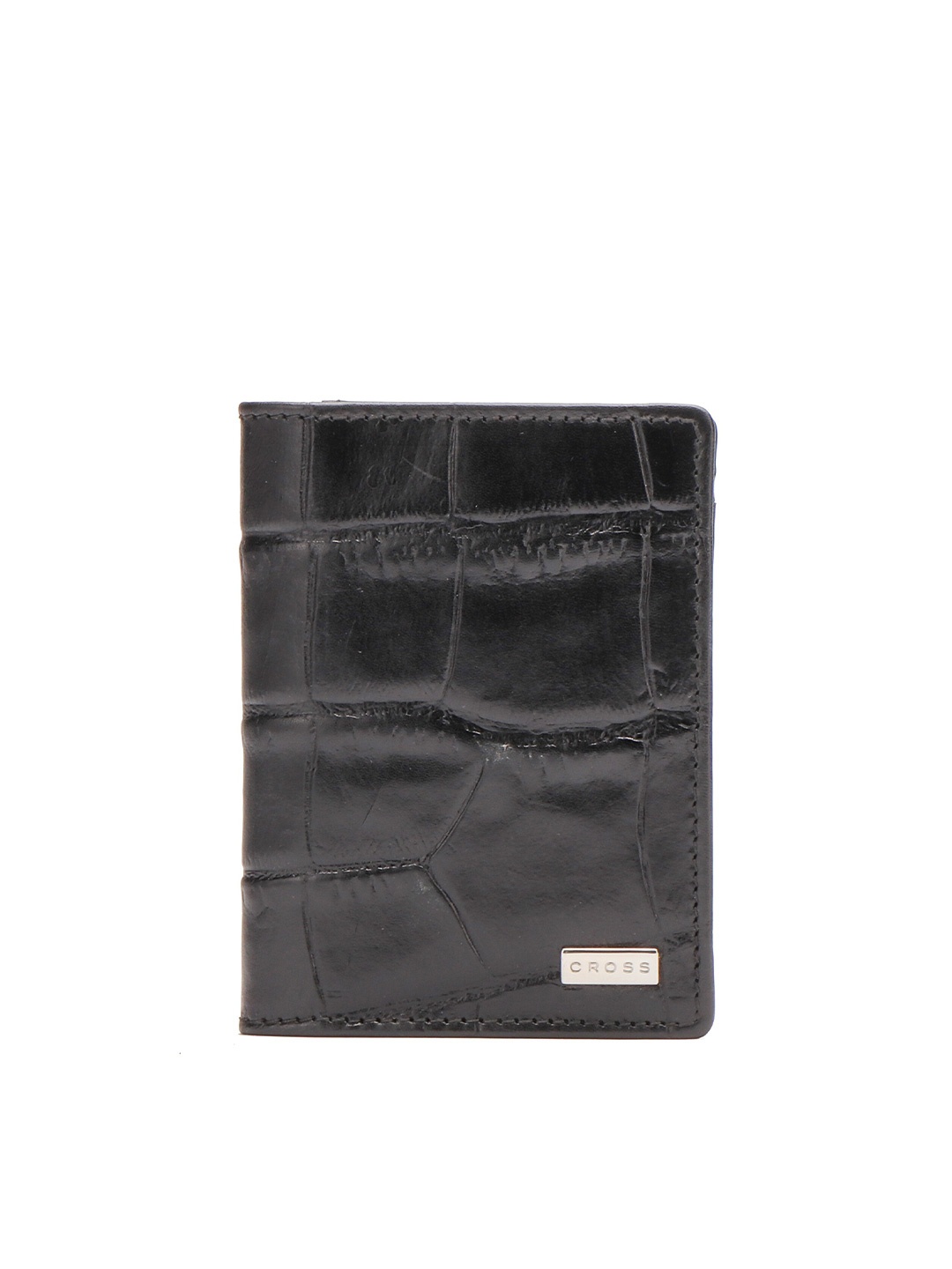 

Cross Men Black & Gold-Toned Leather Two Fold Wallet