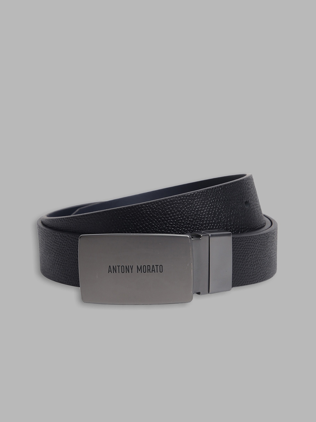 

Antony Morato Men Black Leather Belt