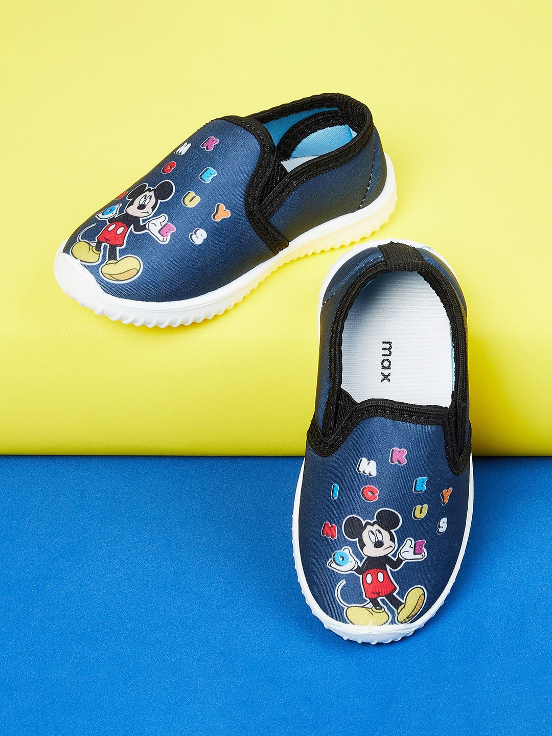 

max Boys Blue Slip-On Sneakers