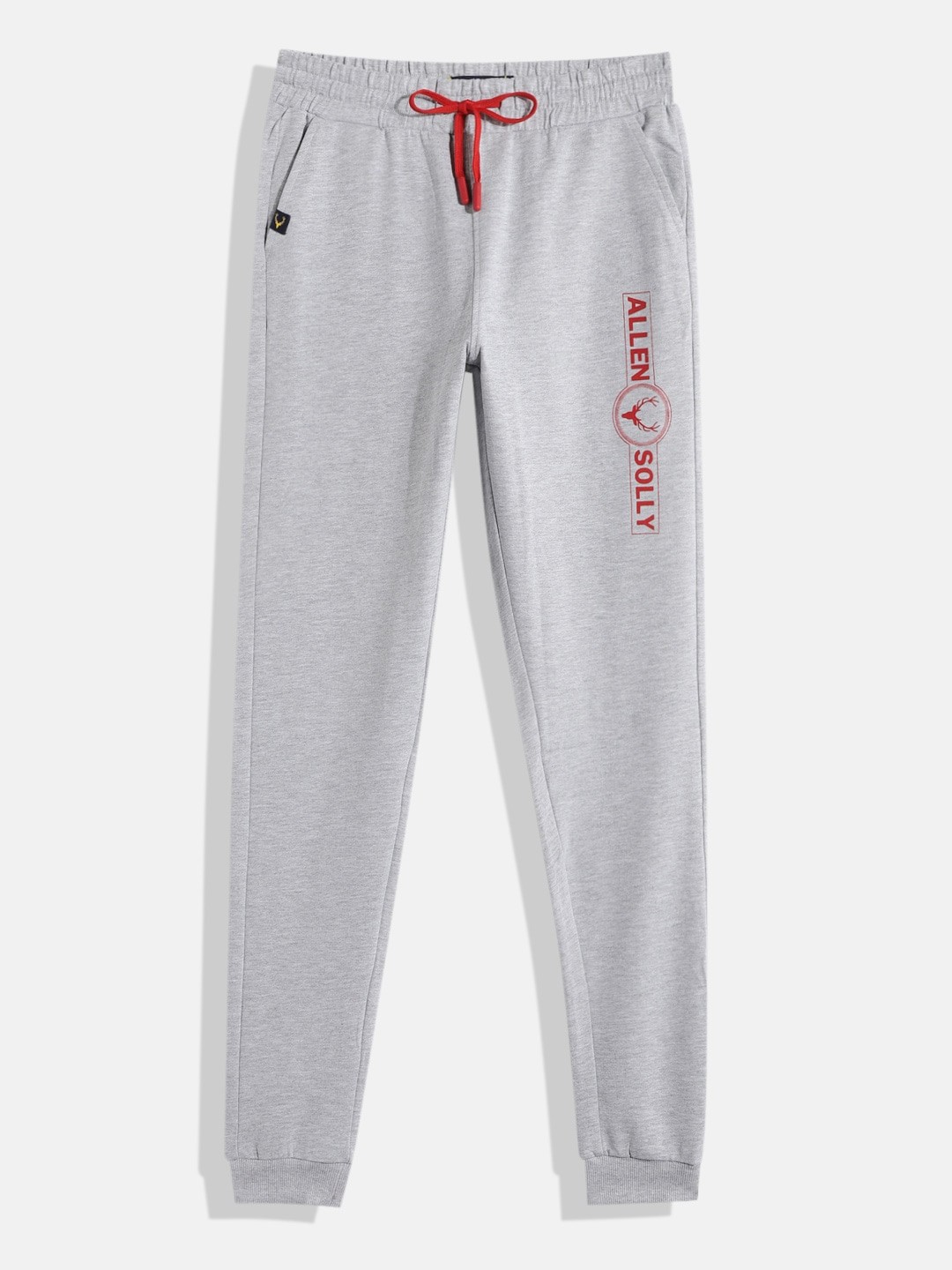

Allen Solly Junior Boys Solid Joggers, Grey melange