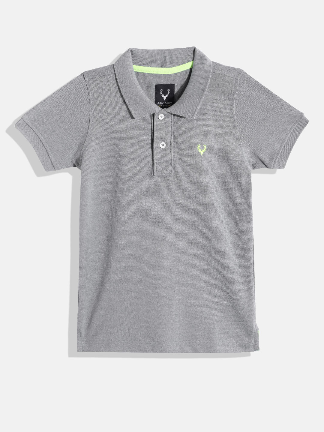 

Allen Solly Junior Boys Polo Collar T-shirt, Grey