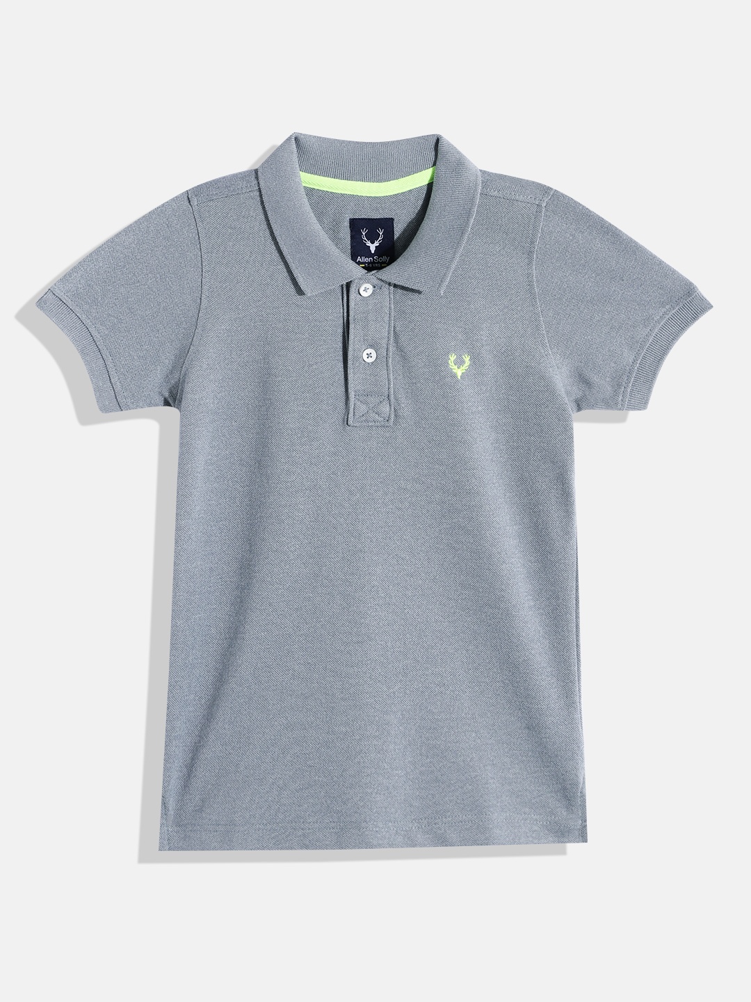 

Allen Solly Junior Boys Polo Collar T-shirt, Grey