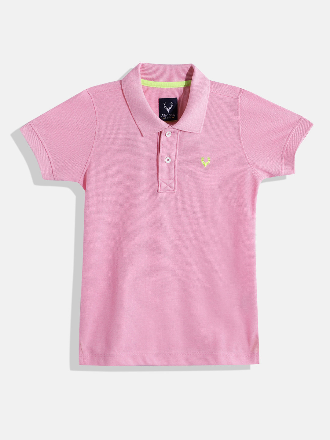 

Allen Solly Junior Boys Polo Collar T-shirt, Pink