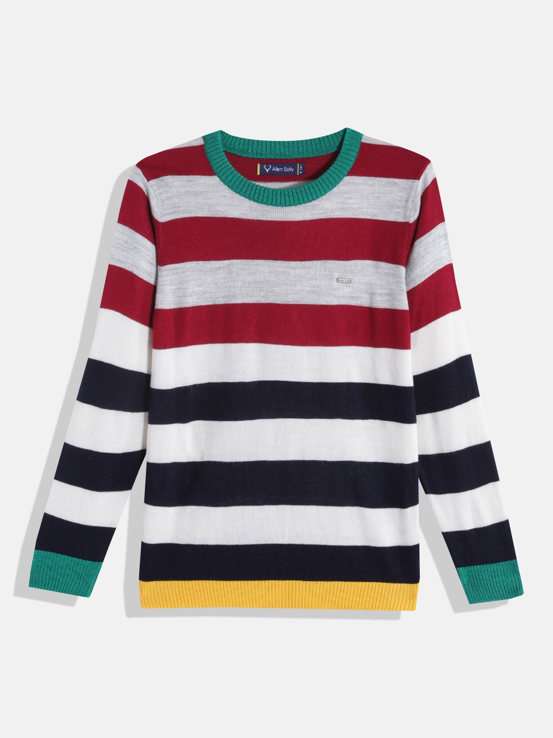 

Allen Solly Junior Boys Multicoloured Striped Pullover, Multi