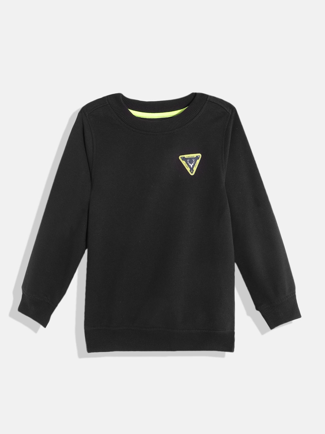 

Allen Solly Junior Boys Black Solid Sweatshirt