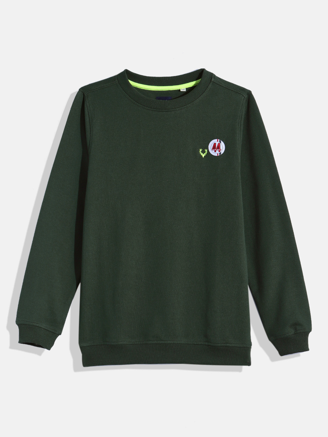 

Allen Solly Junior Boys Green Sweatshirt