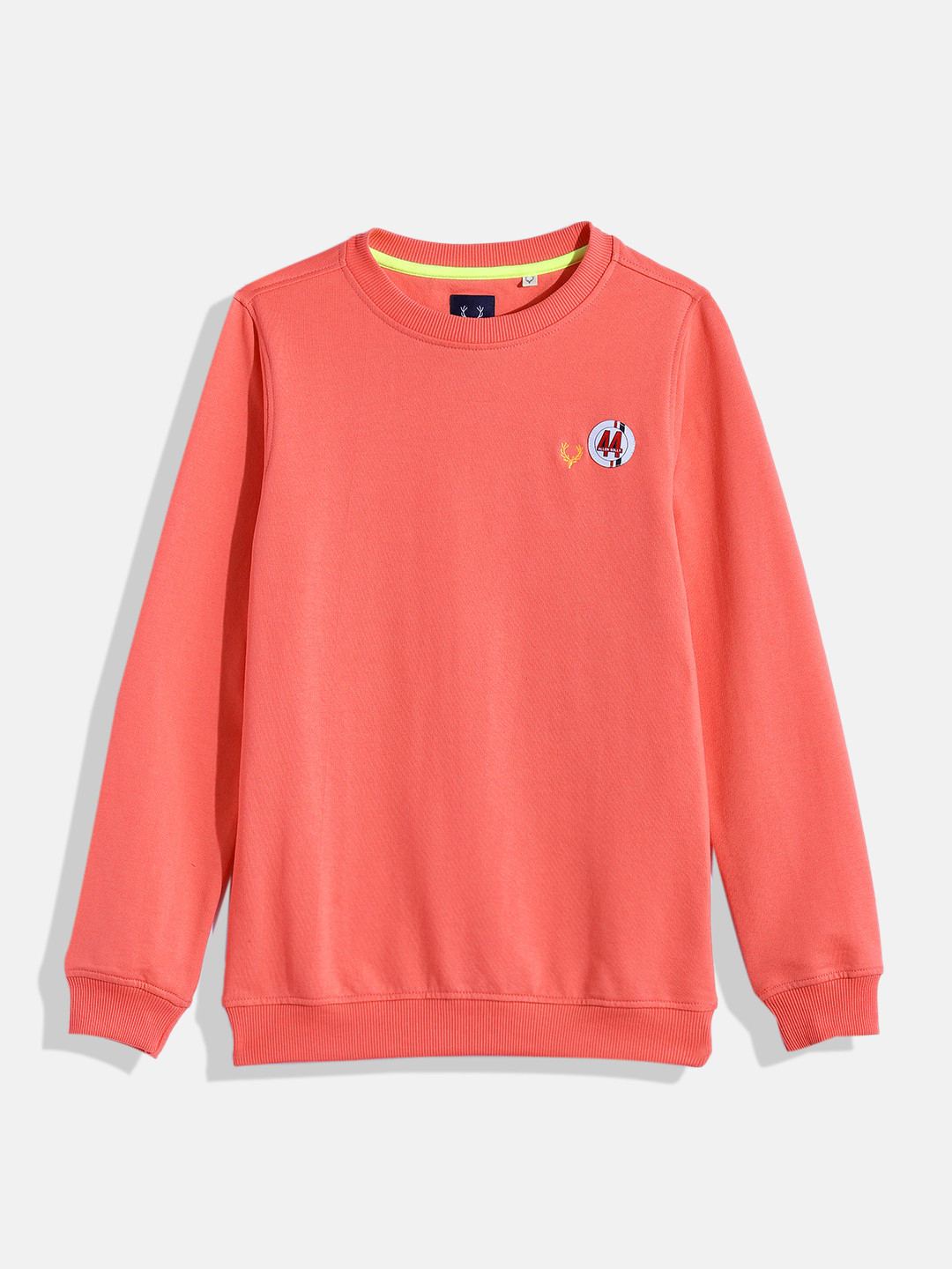 

Allen Solly Junior Boys Coral Pink Sweatshirt