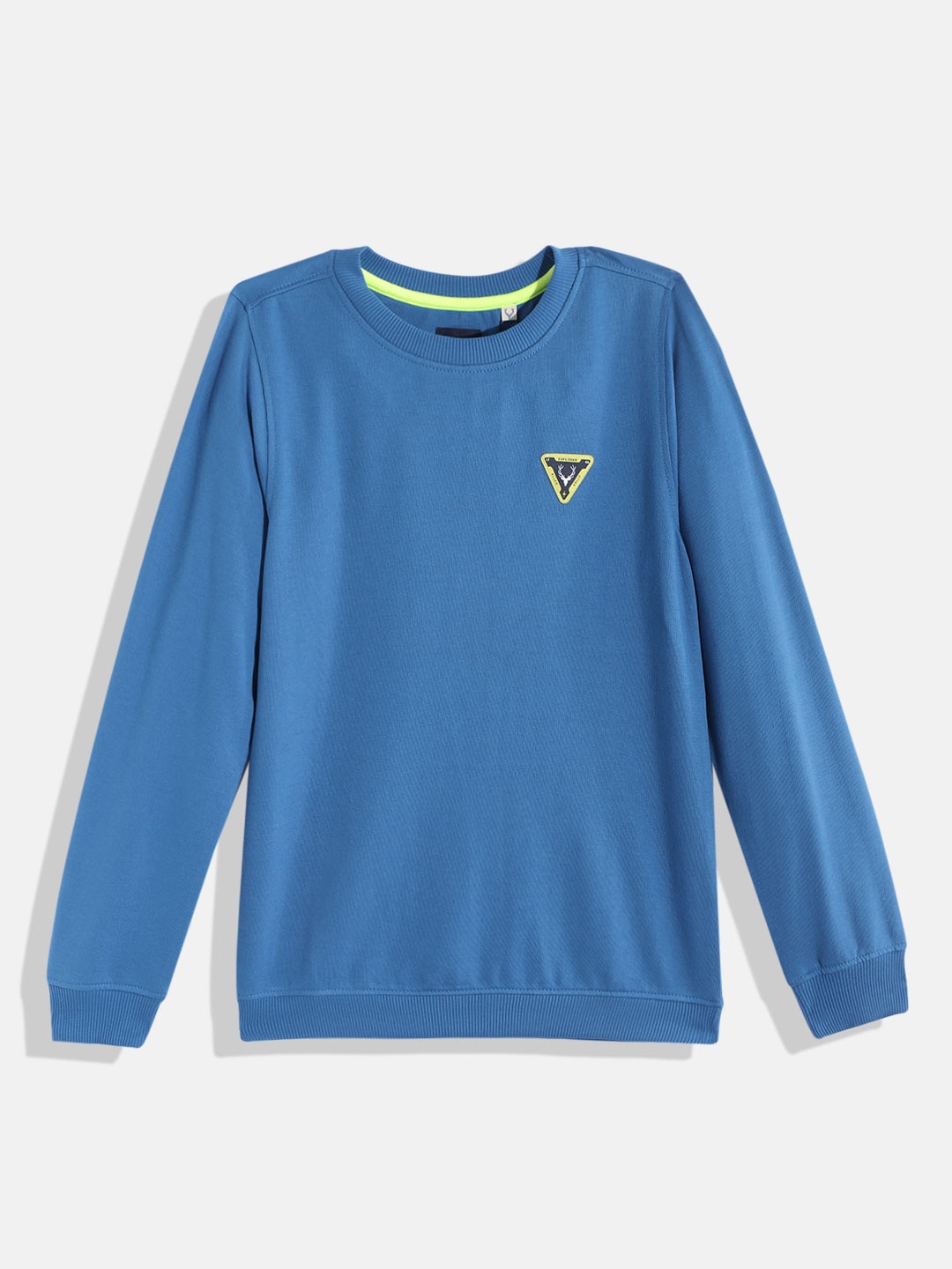 

Allen Solly Junior Boys Blue Solid Sweatshirt