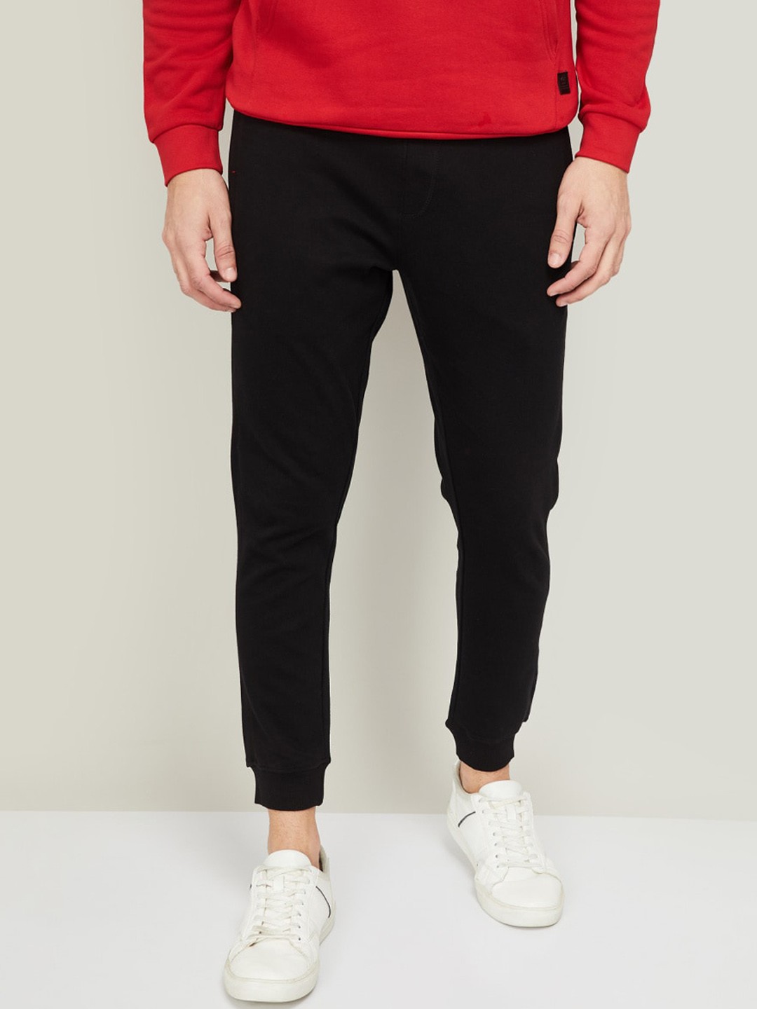 

Fame Forever by Lifestyle Men Black Solid Cotton Joggers
