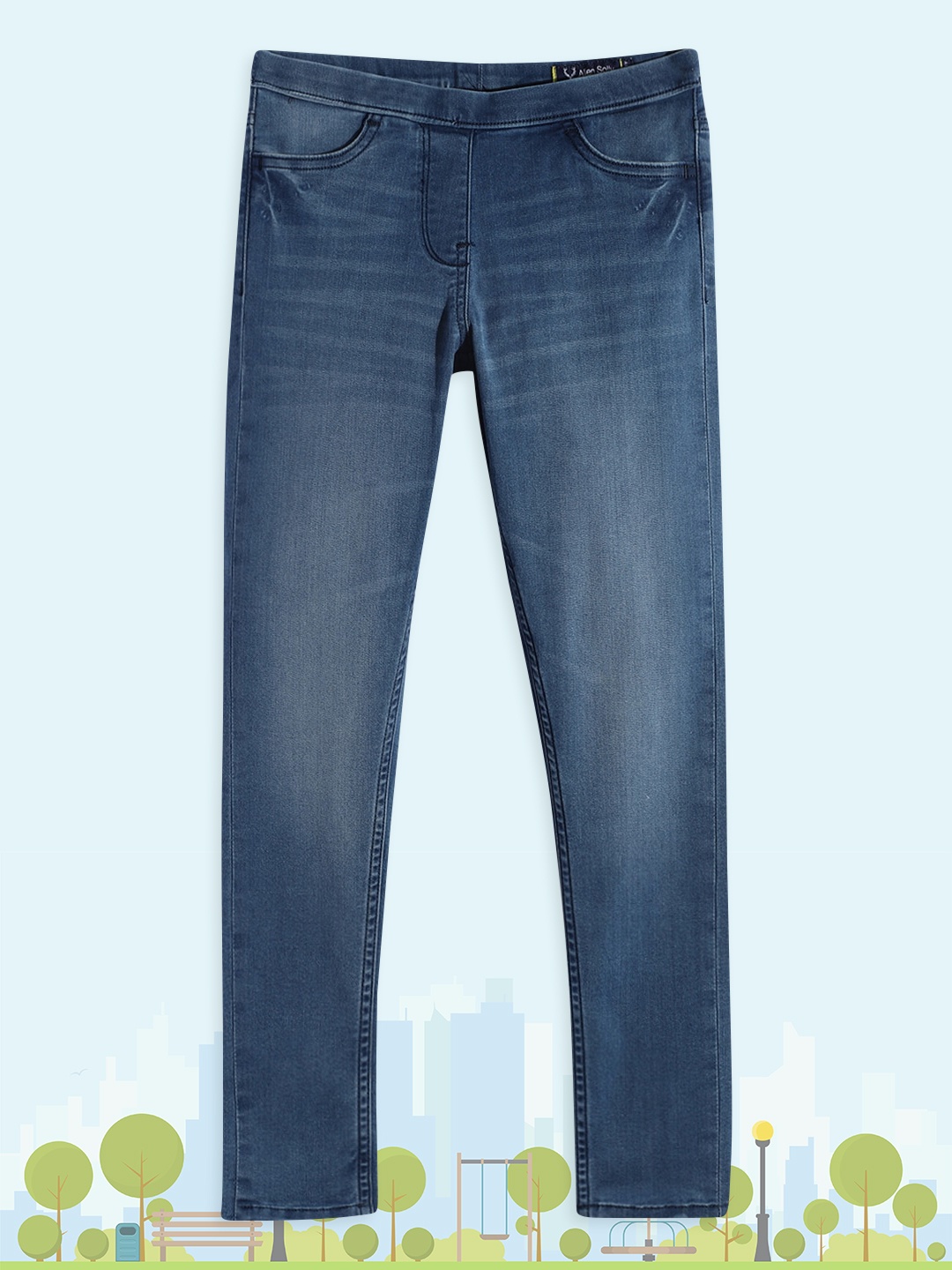 

Allen Solly Junior Girls Blue Jegging Fit Stretchable Jeans