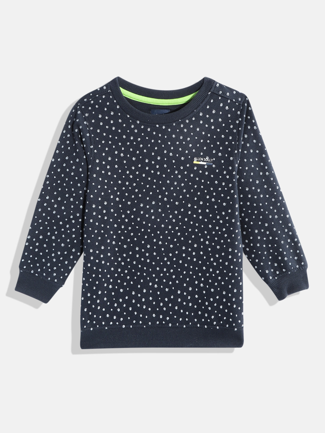

Allen Solly Junior Boys Geometric Printed Sweatshirt, Navy blue