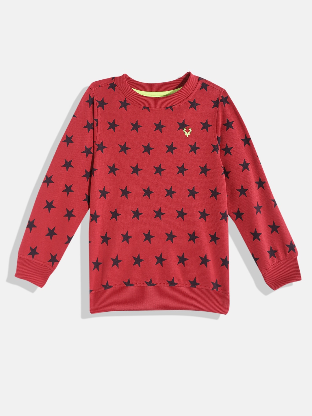 

Allen Solly Junior Boys Red & Navy Star Print Sweatshirt