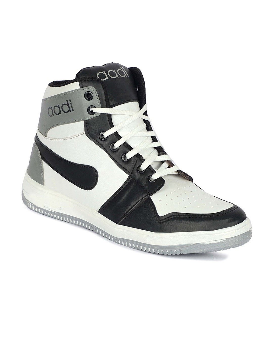 

aadi Men White Colourblocked Sneakers