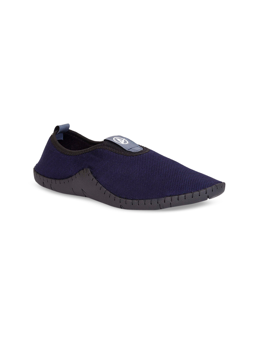 

aadi Men Blue Colourblocked Slip-On Sneakers