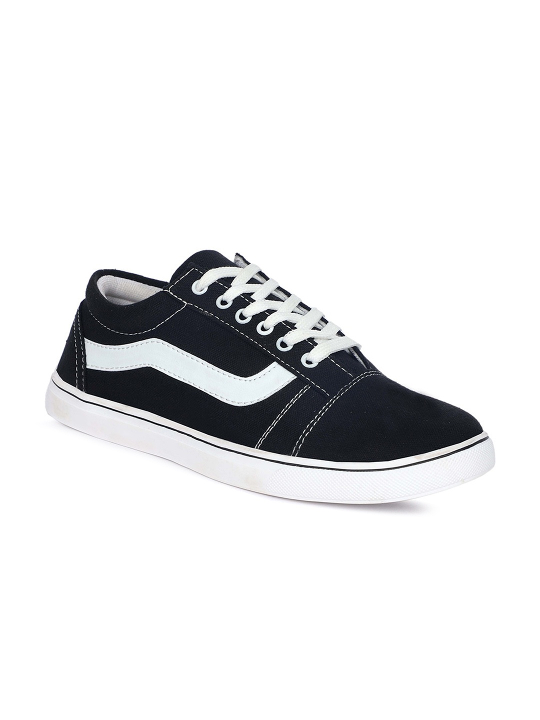

aadi Men Black Colourblocked Sneakers