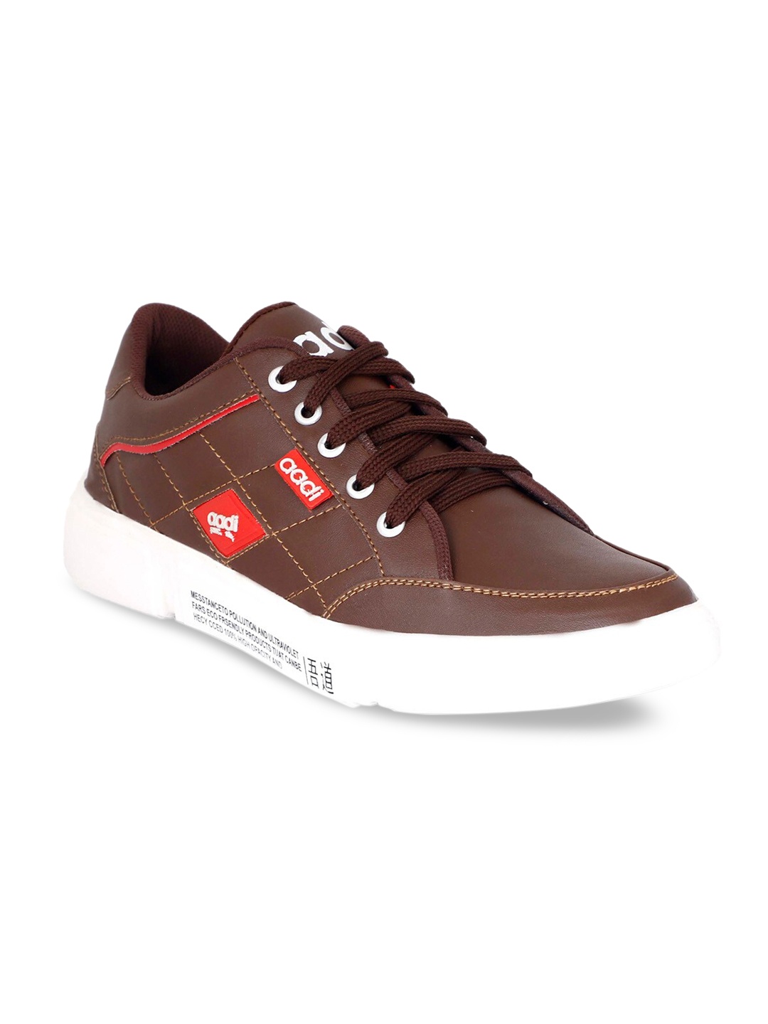 

aadi Men Brown Sneakers