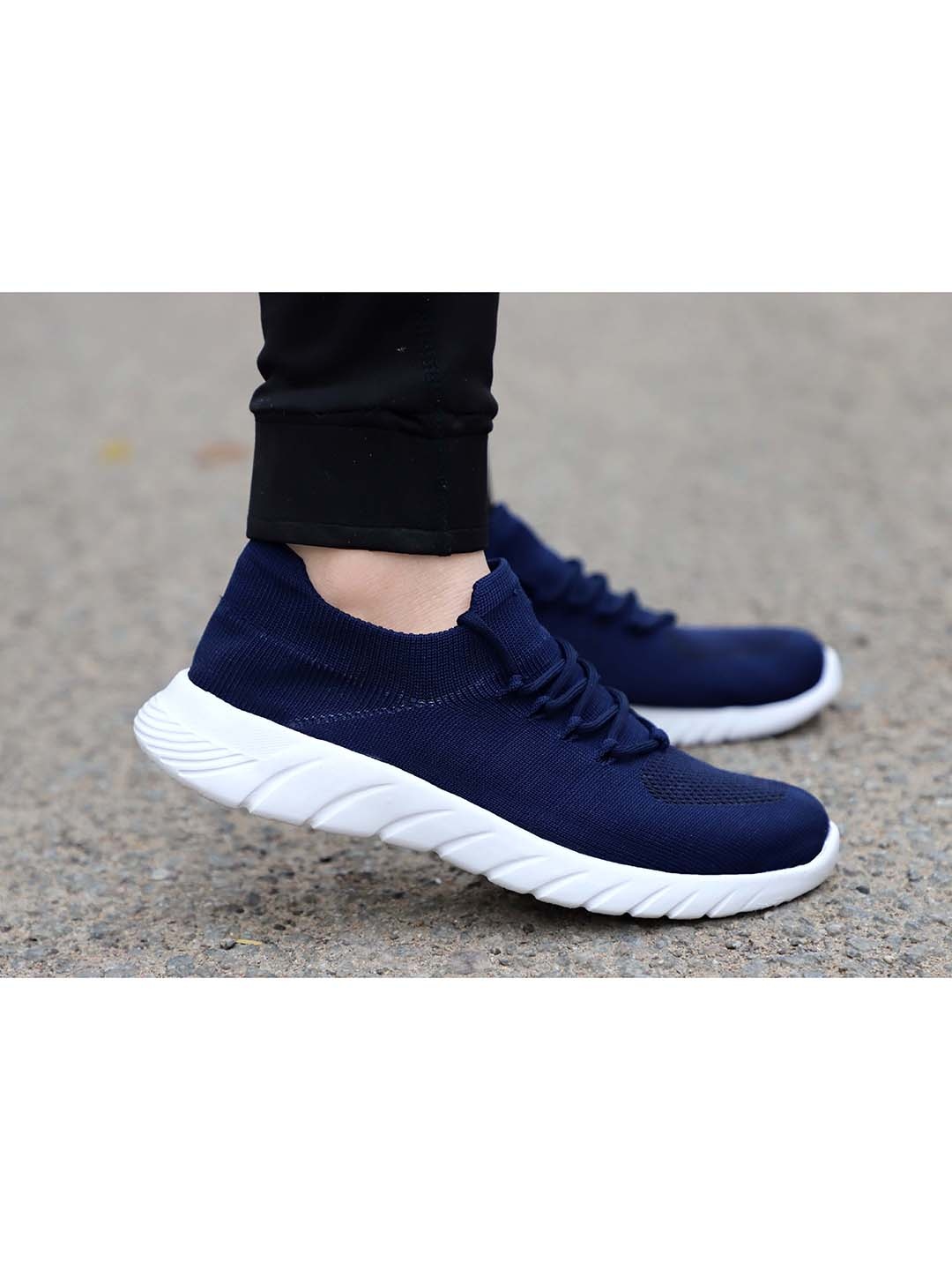 

aadi Men Navy Blue Sneakers