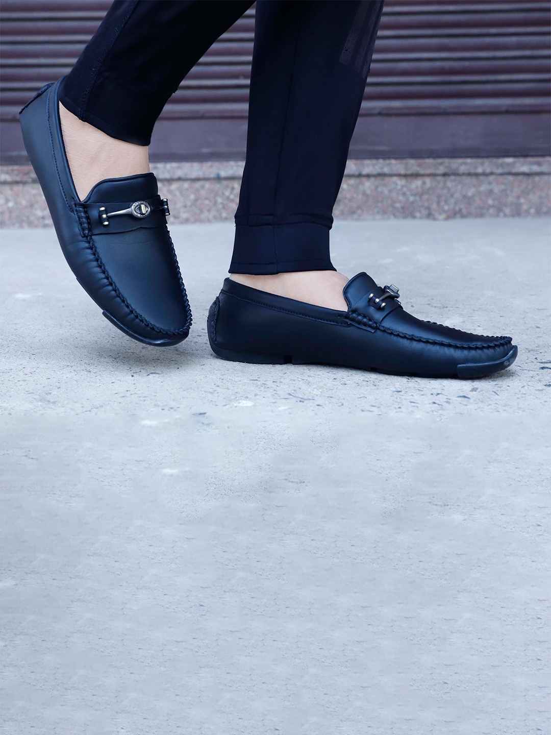 

aadi Men Black Derbys