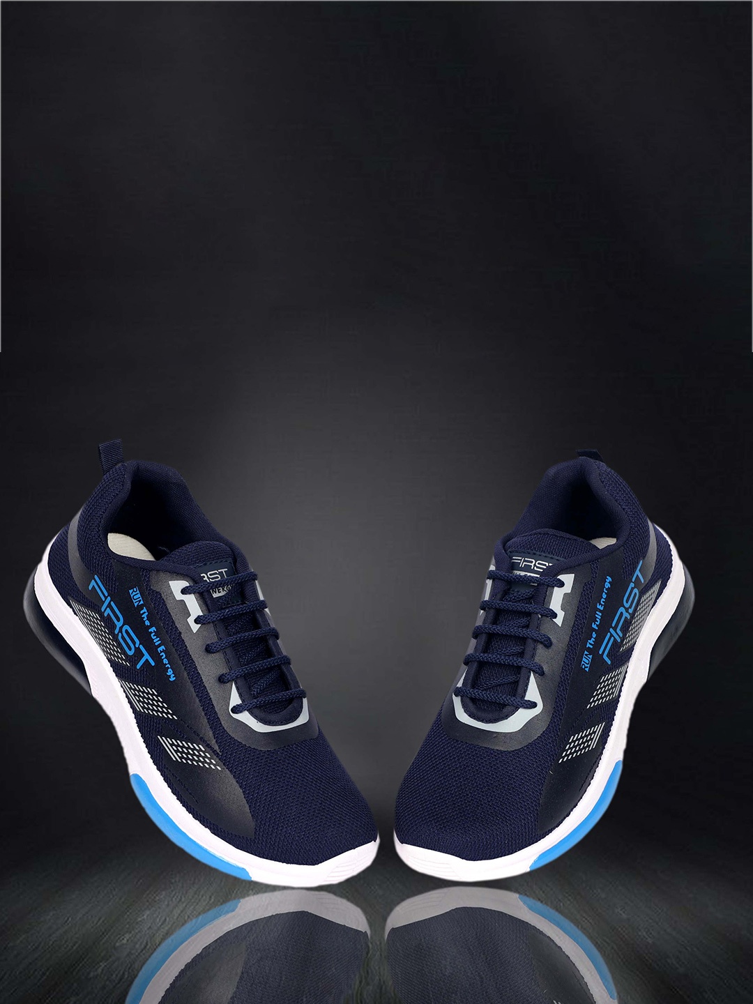 

aadi Men Blue Woven Design Sneakers